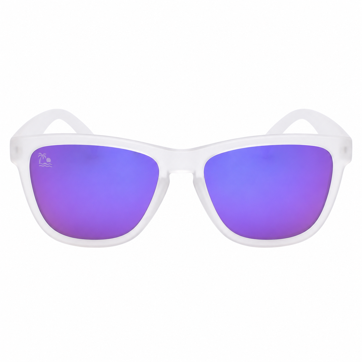Coastline | White & Purple Mirror Polarized