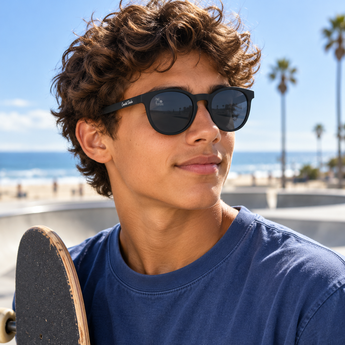 Boardwalk | Matte Black & Smoke Polarized