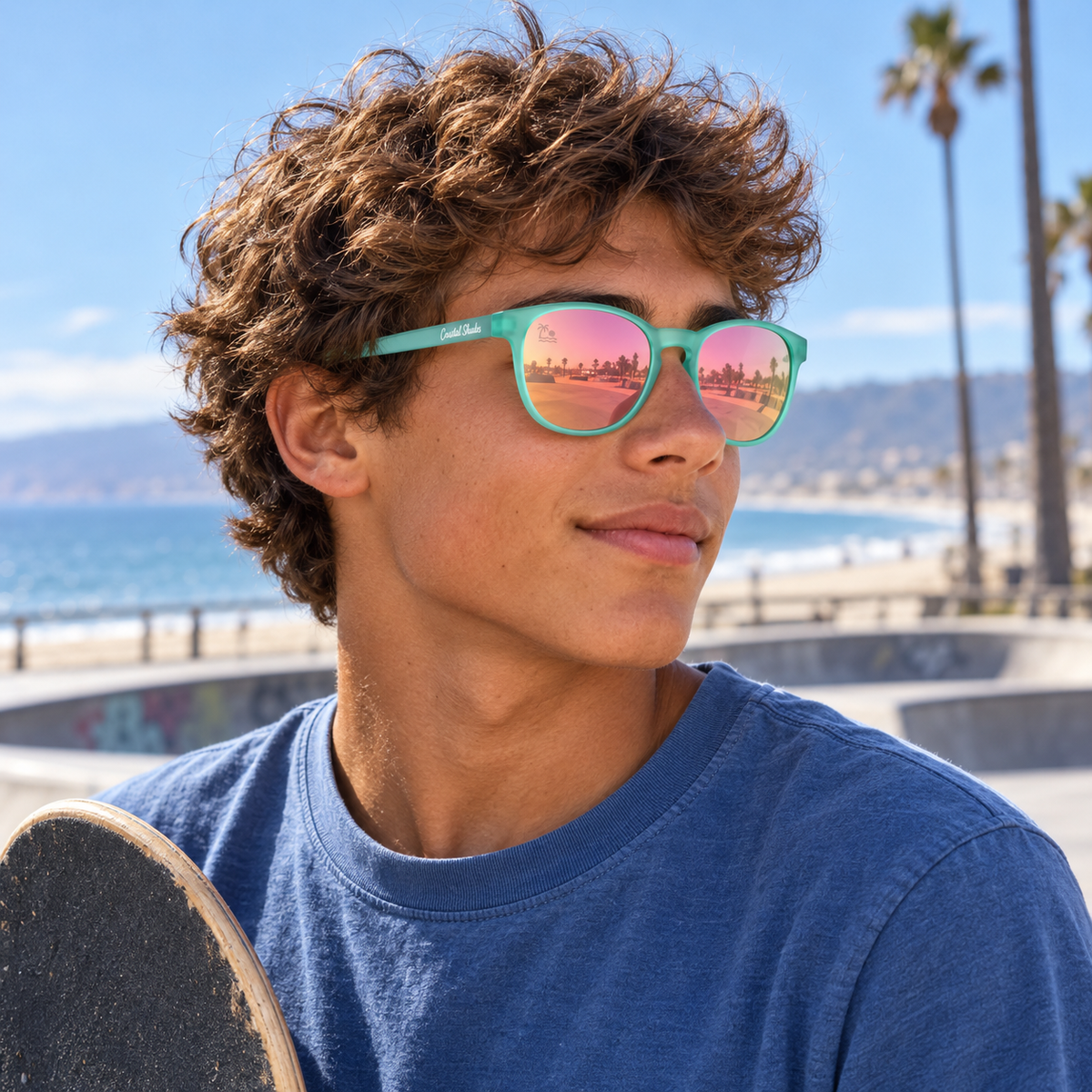 Boardwalk | Mint & Rose Mirror Polarized