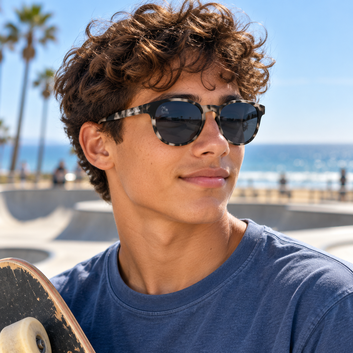 Boardwalk | Gray Tortoise & Smoke Polarized